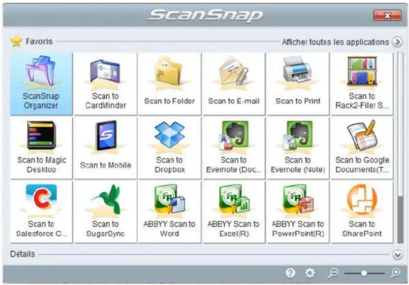 FUJITSU ScanSnap iX500 Deluxe - Appuyez sur la touche [Scan] du ScanSnap pour démarrer la numérisation. - 1