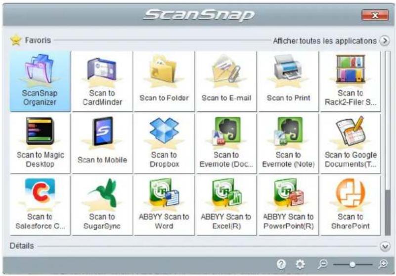 FUJITSU ScanSnap iX500 Deluxe - Appuyez sur la touche [Scan] du ScanSnap pour démarrer la numérisation. - 1