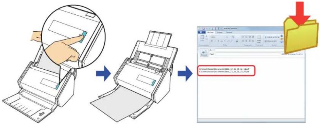 FUJITSU ScanSnap iX500 Deluxe - Enregistrer les données dans un dossier - 1