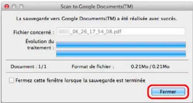 Scan to Google Documents(TM) La sauvegarde vers Google Documents(TM) a été réalisée avec succès. Fichier concerné : _06_26_17_54_08.pdf Évolution du traitement : Document : 1/1 Format de fichier : 0.21Mo / 0.21Mo □ Fermez cette fenêtre lorsque la sauvegarde est terminée Fermer
