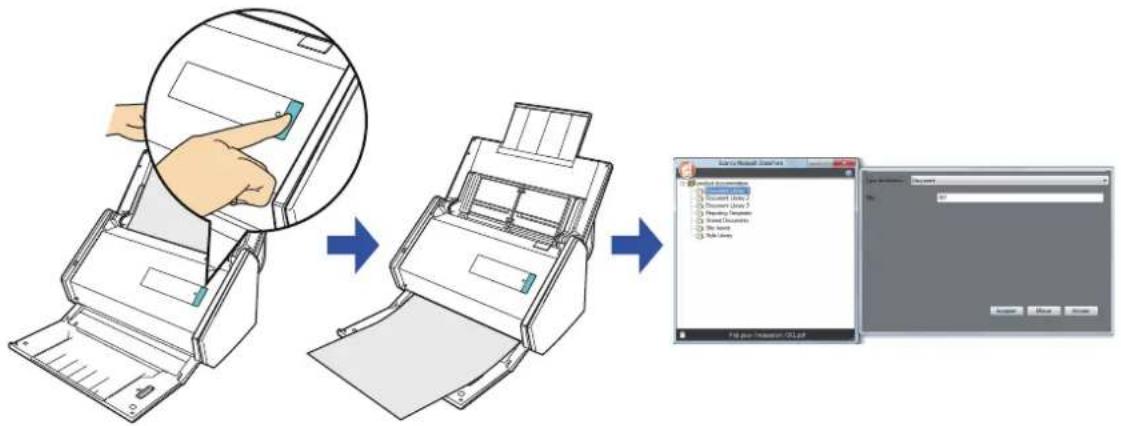 FUJITSU ScanSnap iX500 Deluxe - Enregistrer des données dans SharePoint - 1