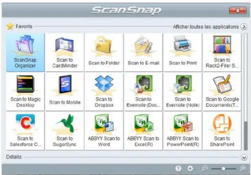 FUJITSU ScanSnap iX500 Deluxe - Appuyez sur la touche [Scan] du ScanSnap pour démarrer la numérisation. - 1