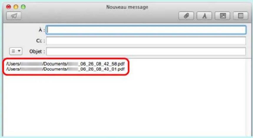 Nouveau message λ : Cc : Objet : /Users/ /Documents/ _06_26_08_42_58.pdf /Users/ /Documents/ _06_26_08_43_01.pdf