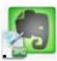 FUJITSU ScanSnap iX500 Deluxe - Cliquez sur l'icône Scan to Evernote (Note) - 1