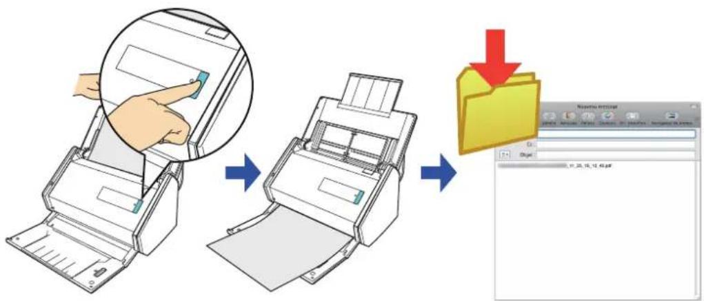FUJITSU ScanSnap iX500 Deluxe - Enregistrer les données dans un dossier - 1