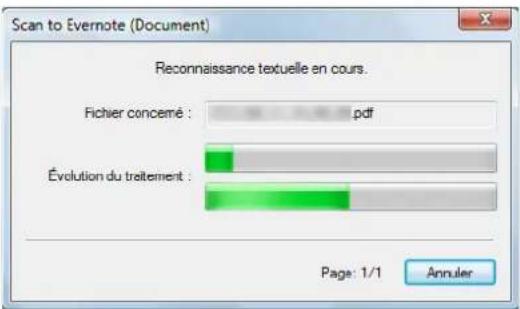 Scan to Evernote (Document) Reconnaissance textuelle en cours. Fichier concerné : pdf Évolution du traitement : Page: 1/1 Annuler