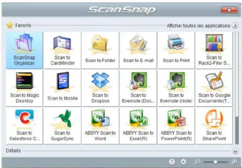 FUJITSU ScanSnap iX500 Deluxe - Appuyez sur la touche [Scan] du ScanSnap pour démarrer la numérisation. - 1