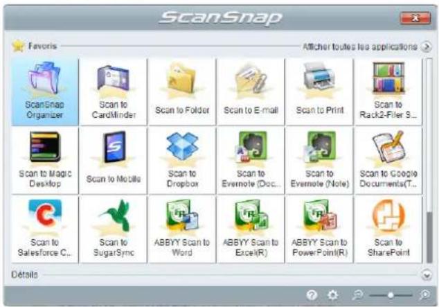FUJITSU ScanSnap iX500 Deluxe - Quick Menu - 1