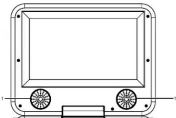 LEXIBOOK DVDP4DP - Tragbarer DVD-Spieler - 1