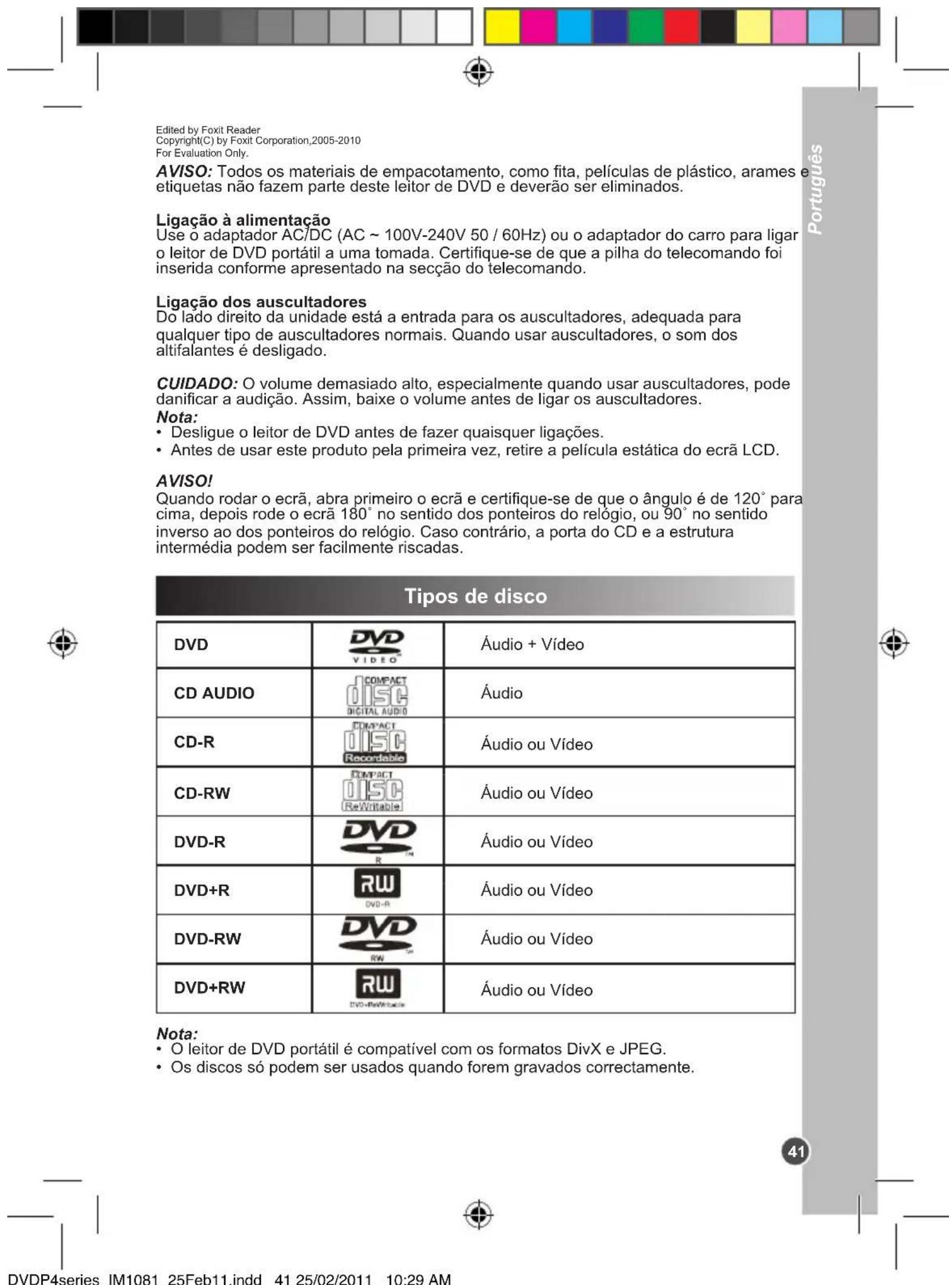 LEXIBOOK DVDP4DP - Retirar o aparelho da caixa - 1