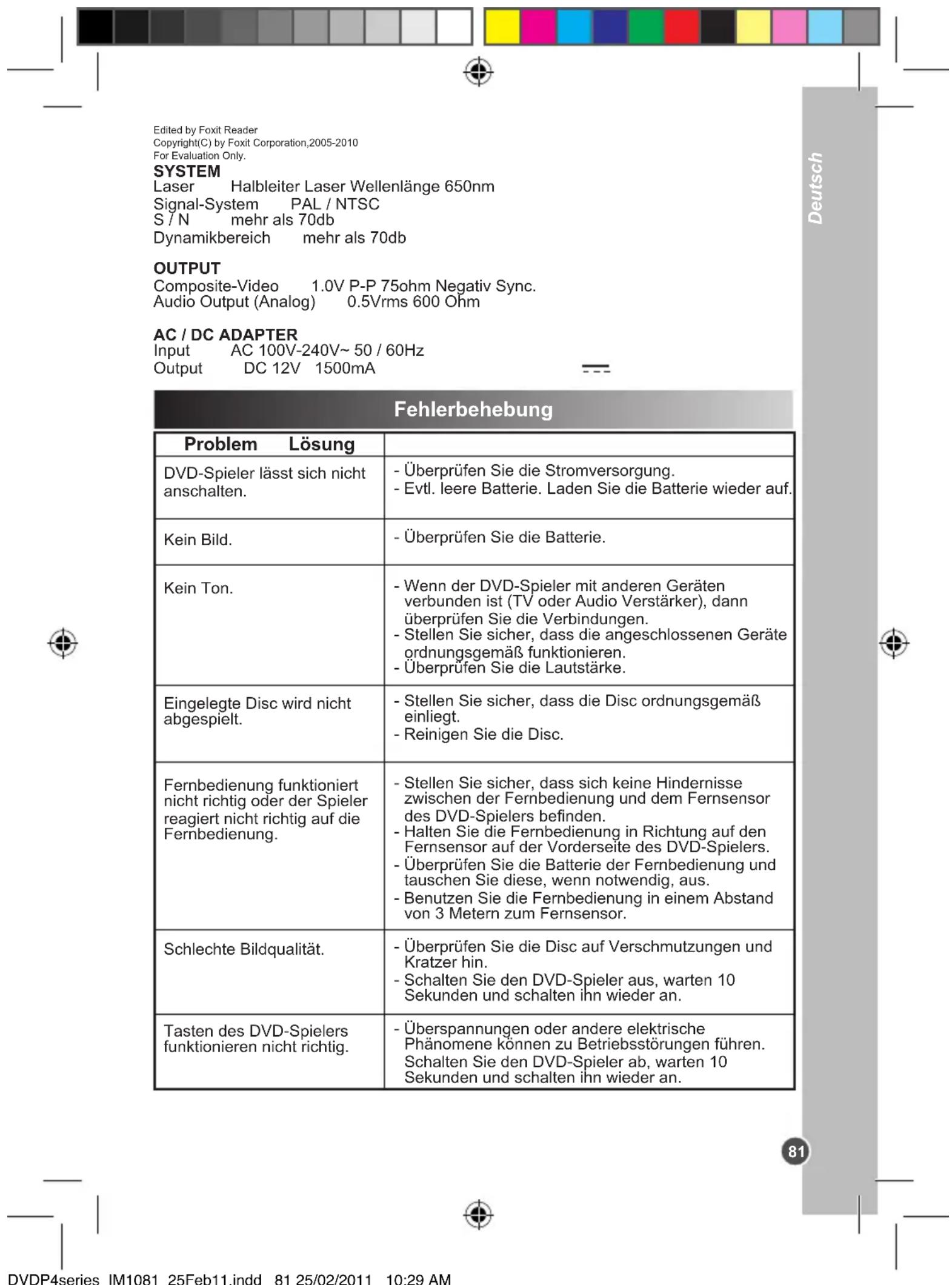 LEXIBOOK DVDP4DP - ALLGEMEINES - 1