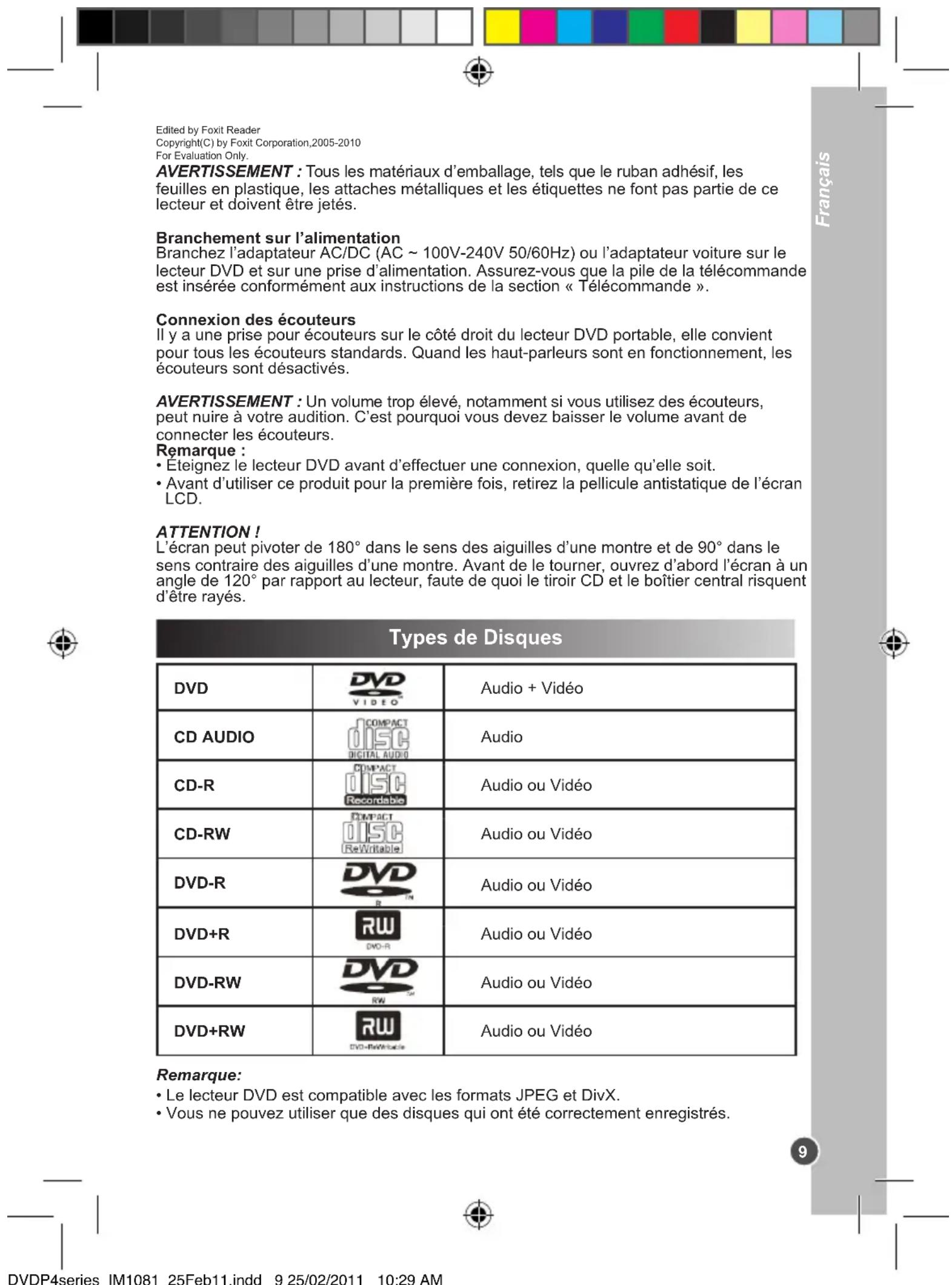LEXIBOOK DVDP4DP - Déballage de l'appareil - 1