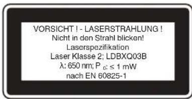 EINHELL BTSM 2534 - Erikoisia ohjeita laseria varten - 1