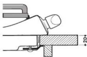HOTPOINT-ARISTON PF 604 (WH)HA - Scheme de fixation des crochets - 1