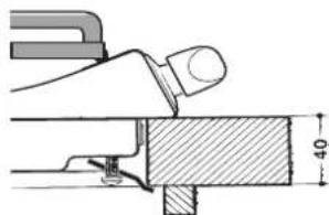 HOTPOINT-ARISTON PF 604 (WH)HA - Scheme de fixation des crochets - 3
