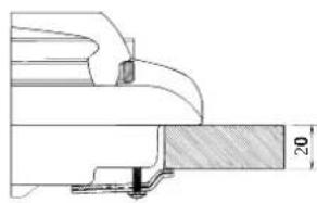 HOTPOINT-ARISTON PC 604 X HA - Esquema para prender os ganchos - 2