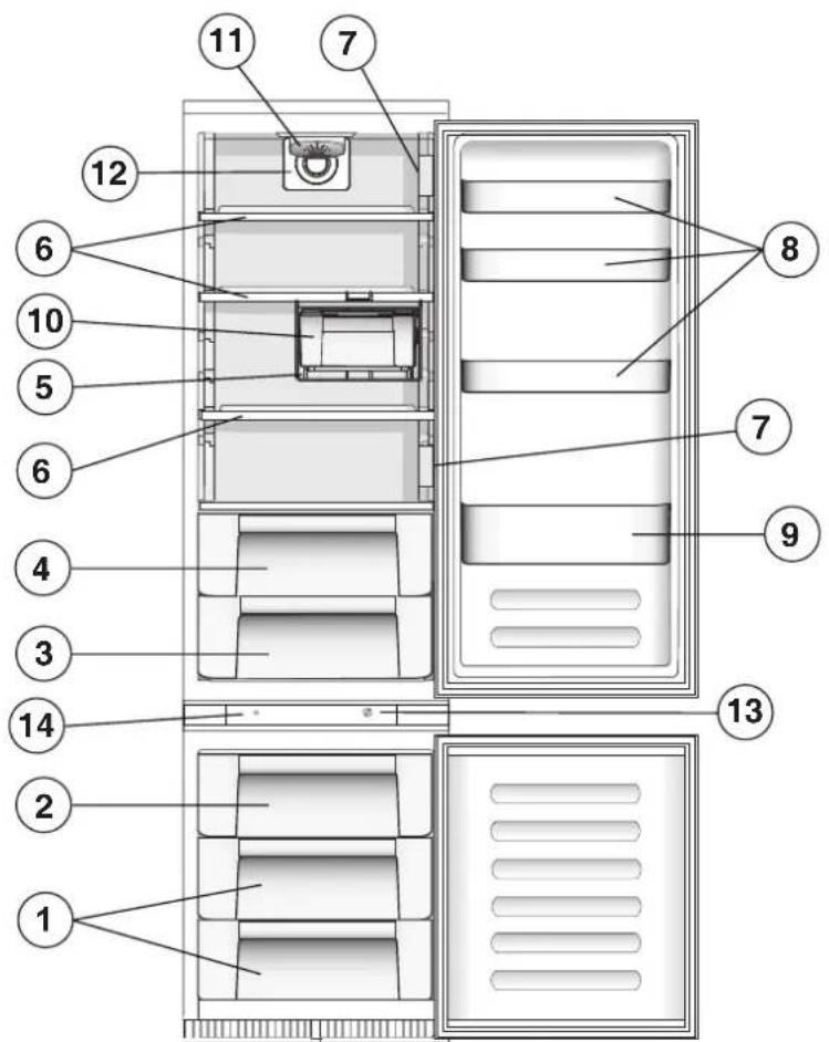 HOTPOINT-ARISTON BCB 310 AA - Vista enconjunto - 1