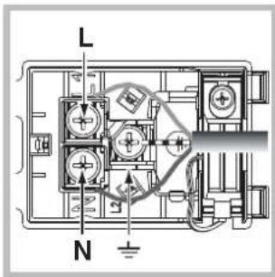 HOTPOINT-ARISTON FD 61.1 (WH)HA - Montaggio del cavo di alimentazione - 2