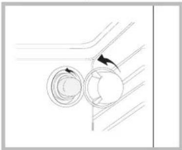 HOTPOINT-ARISTON FD 61.1 (CH)HA - Replacing the light bulb - 1