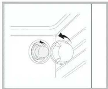 HOTPOINT-ARISTON FD 61.1 (SL)HA - Sostituire la lampadina - 1