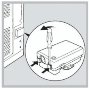 HOTPOINT-ARISTON FD 61.1 (SL)HA - Fitting the power supply cable - 1