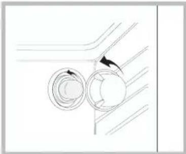 HOTPOINT-ARISTON FD 61.1 (SL)HA - Replacing the light bulb - 1