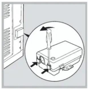 HOTPOINT-ARISTON FD 61.1 (SL)HA - Montaje del cable de alimentacion electrica - 1