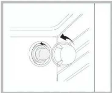HOTPOINT-ARISTON FD 61.1 (SL)HA - Sustituir la bombilla - 1