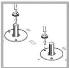 HOTPOINT-ARISTON PK 760 RF GH HA - Cambio de los picos en el quemador Triple corona - 3
