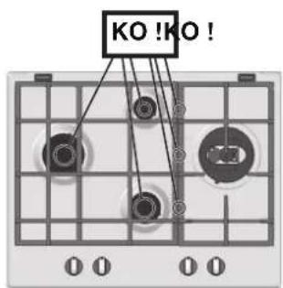 HOTPOINT-ARISTON PK 760 RF GH HA - Replacing the Triple ring burner nozzles - 18