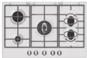 HOTPOINT-ARISTON PK 760 RF GH HA - Quelques conseils pratiques pour比较好 utiliser les brûleurs centraux "Demi-Poissonnière" - 1