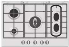 HOTPOINT-ARISTON PK 750 R GH HA - Quelques conseils pratiques pour比较好 utiliser les brûleurs centraux "Demi-Poissonnière" - 2