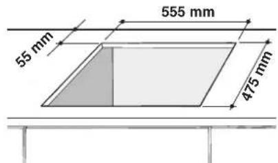 HOTPOINT-ARISTON PK 750 R GH HA - Fitting the appliance - 1