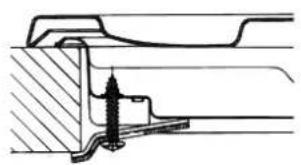 HOTPOINT-ARISTON PK 750 R GH HA - Esquema de fijación de los ganchos - 3