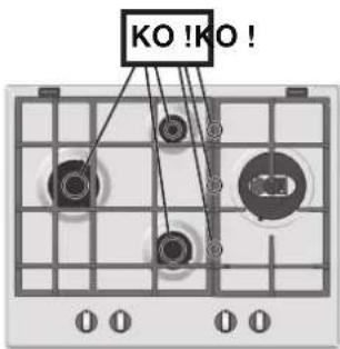 HOTPOINT-ARISTON PK 750 R GH HA - Remplacement des injecteurs du brûleur Triple couronne - 17