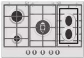 HOTPOINT-ARISTON PK 750 R GH HA - Quelques conseils pratiques pour比较好 utiliser les brûleurs centraux "Demi-Poissonnière" - 3