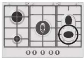 HOTPOINT-ARISTON PK 640 R GH HA - Quelques conseils pratiques pour比较好 utiliser les brûleurs centraux "Demi-Poissonnière" - 4