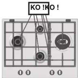 HOTPOINT-ARISTON PK 640 R GH HA - Sostituzione degli ugelli su bruciatore Tripla corona - 17