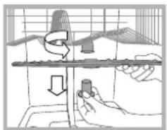 HOTPOINT-ARISTON PFT 8H4X - Limpar os braços aspersores - 1