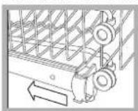 HOTPOINT-ARISTON PFT 8H4X - Regolare l'altezza del cesto superiore - 1