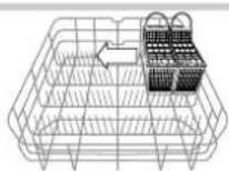 HOTPOINT-ARISTON PFT 8H4X - Lower rack and cutlery basket - 6