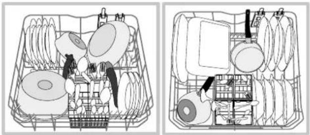 HOTPOINT-ARISTON PFT 8H4X - Panier inférieur et panier à couverts - 1