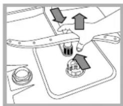 HOTPOINT-ARISTON PFT 8H4X - Reinigung der Sprüharme - 2