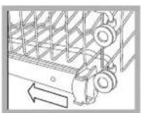 HOTPOINT-ARISTON PFT 8H4X - Régler la hauteur du panier supérieur - 1