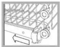 HOTPOINT-ARISTON PFT 8H4X - Regular la altura del cesto superior - 1