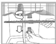 HOTPOINT-ARISTON PFT 8H4X - Čištění ostřikovacích ramen - 1