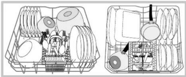 HOTPOINT-ARISTON PFK 7M4B - Cesto inferior e cesto dos talheres - 1