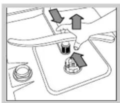 HOTPOINT-ARISTON PFK 7M4B - Nettoyer les bras de lavage - 2