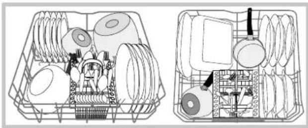 HOTPOINT-ARISTON PFK 7M4B - Cesto inferior y cesto para cubiertos - 1