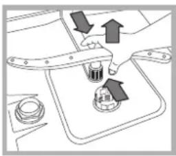 HOTPOINT-ARISTON PFK 724X - Pulire gli irroratori - 2